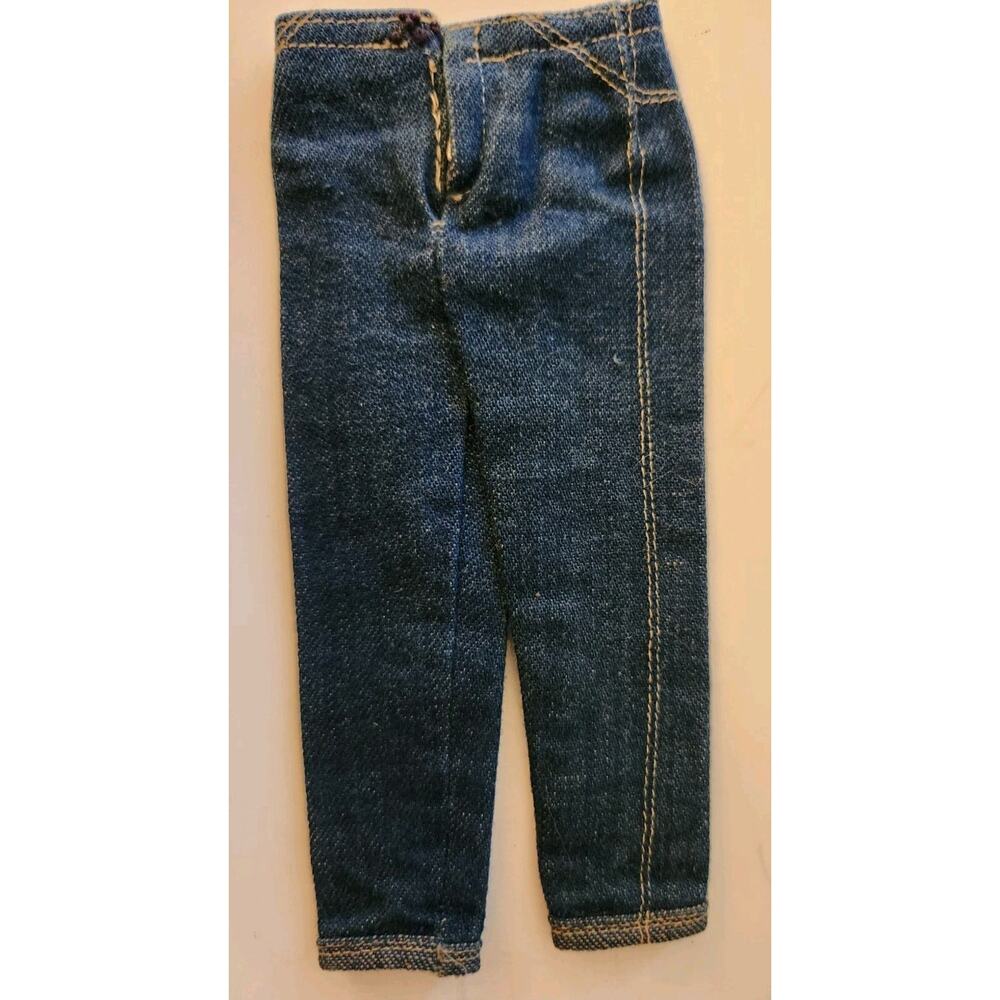 Vintage Ken "Picnic Set" Denim Jeans #967 (1963) Clam-digger Length